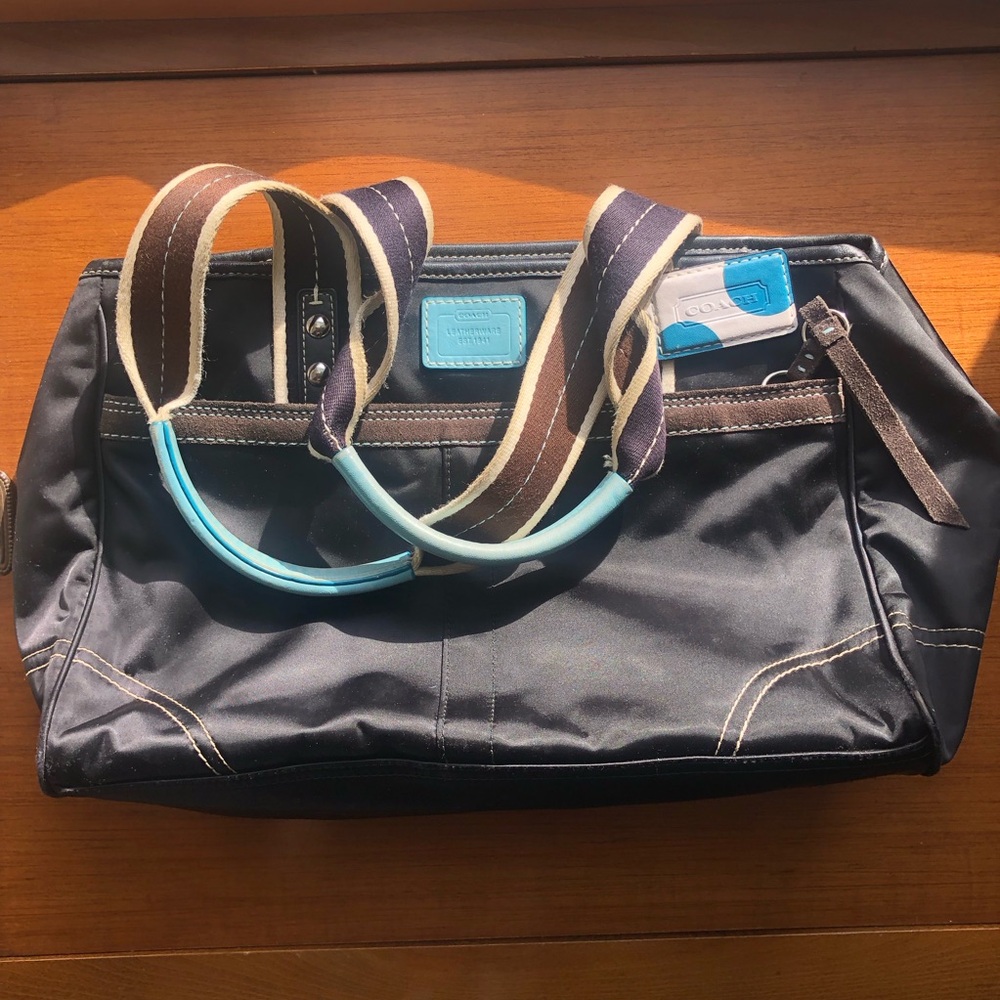 RARE- Vintage black Coach shoulder bag